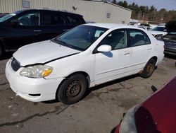 Salvage cars for sale at Exeter, RI auction: 2005 Toyota Corolla CE