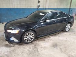 Salvage cars for sale at Woodhaven, MI auction: 2018 Audi A6 Premium