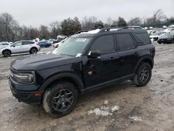 Salvage cars for sale at Madisonville, TN auction: 2021 Ford Bronco Sport Badlands