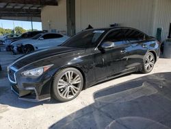 Salvage cars for sale at Homestead, FL auction: 2021 Infiniti Q50 Sensory