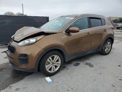 Salvage cars for sale at Orlando, FL auction: 2017 KIA Sportage LX