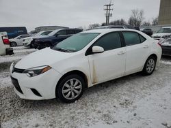 Salvage cars for sale at Wayland, MI auction: 2014 Toyota Corolla L