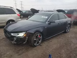 Salvage cars for sale from Copart Elgin, IL: 2017 Audi A4 Premium Plus