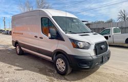 Salvage trucks for sale at Grand Prairie, TX auction: 2022 Ford Transit T-150