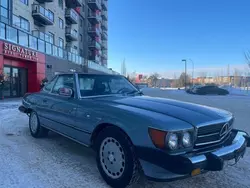 Salvage cars for sale at Nisku, AB auction: 1986 Mercedes-Benz 560 SL