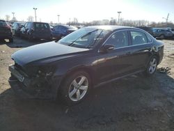 Salvage cars for sale at Indianapolis, IN auction: 2012 Volkswagen Passat SE