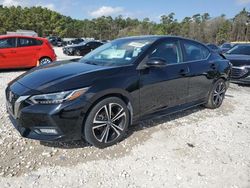 Salvage cars for sale at auction: 2021 Nissan Sentra SR