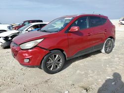 Salvage cars for sale at Taylor, TX auction: 2015 Hyundai Tucson Limited