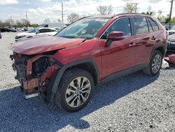 Salvage cars for sale at Riverview, FL auction: 2019 Toyota Rav4 XLE Premium