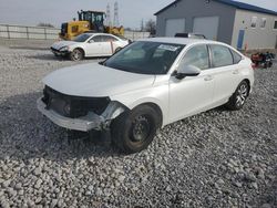 Salvage cars for sale at Barberton, OH auction: 2022 Honda Civic LX