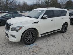 Salvage cars for sale at Madisonville, TN auction: 2017 Infiniti QX80 Base