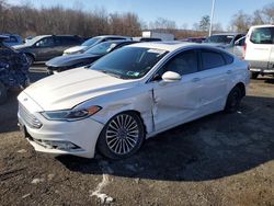 Salvage cars for sale at East Granby, CT auction: 2017 Ford Fusion SE