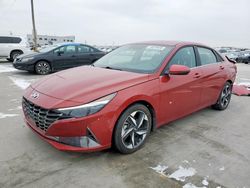 Salvage cars for sale at Grand Prairie, TX auction: 2023 Hyundai Elantra Limited