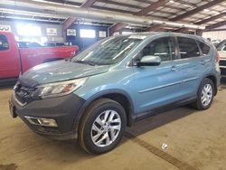 Salvage cars for sale at East Granby, CT auction: 2015 Honda CR-V EX