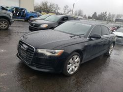 Salvage cars for sale at Woodburn, OR auction: 2014 Audi A6 Premium Plus