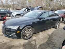 Salvage cars for sale at Austell, GA auction: 2016 Audi S7 Prestige