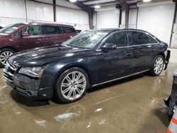 Salvage cars for sale at West Mifflin, PA auction: 2014 Audi A8 L Quattro