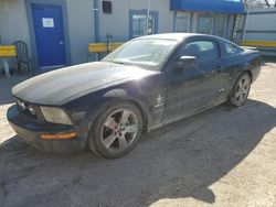 Salvage cars for sale at Wichita, KS auction: 2007 Ford Mustang