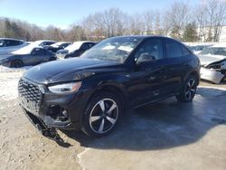 Salvage cars for sale at North Billerica, MA auction: 2022 Audi Q5 Sportback PRM PLS 45