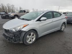 Salvage cars for sale from Copart Portland, OR: 2013 Hyundai Elantra GLS