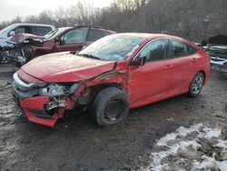 Salvage cars for sale at Marlboro, NY auction: 2018 Honda Civic LX