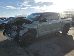 Salvage cars for sale at North Las Vegas, NV auction: 2023 Toyota Tundra Crewmax Limited