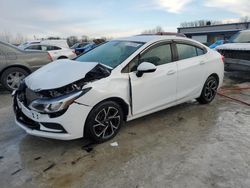 Salvage cars for sale at Wayland, MI auction: 2017 Chevrolet Cruze LT