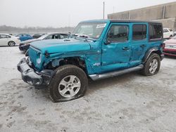 Salvage cars for sale at Fredericksburg, VA auction: 2019 Jeep Wrangler Unlimited Sport