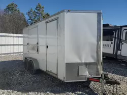 Salvage trucks for sale at Memphis, TN auction: 2021 Other 2021 Power Line Cargo Enclosed Cargo Trailer