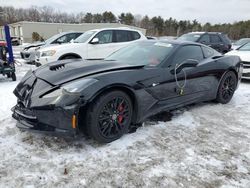 Salvage cars for sale at Exeter, RI auction: 2014 Chevrolet Corvette Stingray 3LT