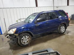 Salvage cars for sale at West Mifflin, PA auction: 2005 Honda CR-V EX