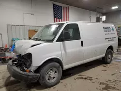 Salvage trucks for sale at Des Moines, IA auction: 2015 Chevrolet Express G2500