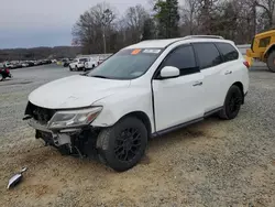 Nissan salvage cars for sale: 2016 Nissan Pathfinder S