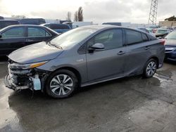 Salvage cars for sale from Copart Hayward, CA: 2019 Toyota Prius Prime