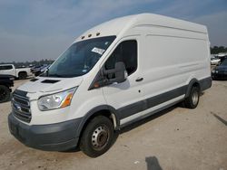 Salvage trucks for sale at Houston, TX auction: 2018 Ford Transit T-350 HD