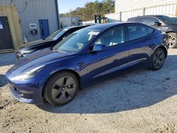 Salvage cars for sale at Ellenwood, GA auction: 2022 Tesla Model 3