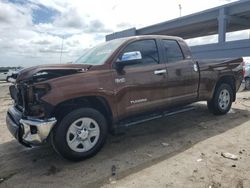 Salvage cars for sale at West Palm Beach, FL auction: 2017 Toyota Tundra Double Cab SR