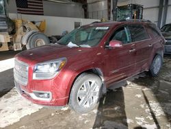 Carros salvage a la venta en subasta: 2015 GMC Acadia Denali