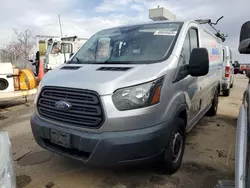 Salvage trucks for sale at Moraine, OH auction: 2017 Ford Transit T-250