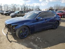 Salvage cars for sale at auction: 2018 Infiniti Q50 Luxe