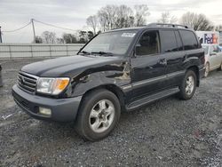 Salvage cars for sale at Gastonia, NC auction: 2004 Toyota Land Cruiser