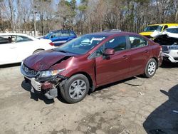 Salvage Cars with No Bids Yet For Sale at auction: 2013 Honda Civic LX