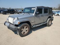 Salvage cars for sale at Harleyville, SC auction: 2014 Jeep Wrangler Unlimited Sahara