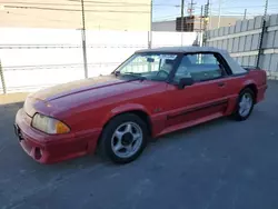 Ford salvage cars for sale: 1991 Ford Mustang GT