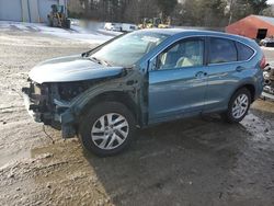 Salvage cars for sale at Mendon, MA auction: 2015 Honda CR-V EX