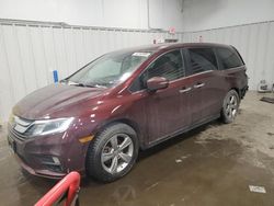 Salvage cars for sale at Windham, ME auction: 2018 Honda Odyssey EXL