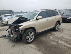 Salvage cars for sale at Harleyville, SC auction: 2012 Toyota Highlander Limited