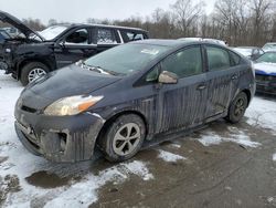 Salvage cars for sale from Copart Ellwood City, PA: 2013 Toyota Prius