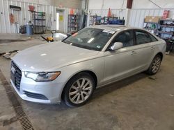 Salvage cars for sale at Mcfarland, WI auction: 2014 Audi A6 Premium Plus