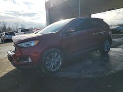 Salvage cars for sale at Fort Wayne, IN auction: 2019 Ford Edge Titanium